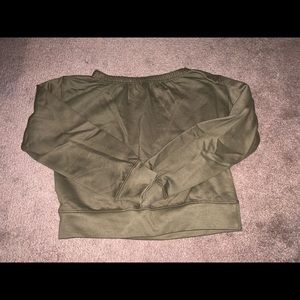 NWOT Off the Shoulder Shirt